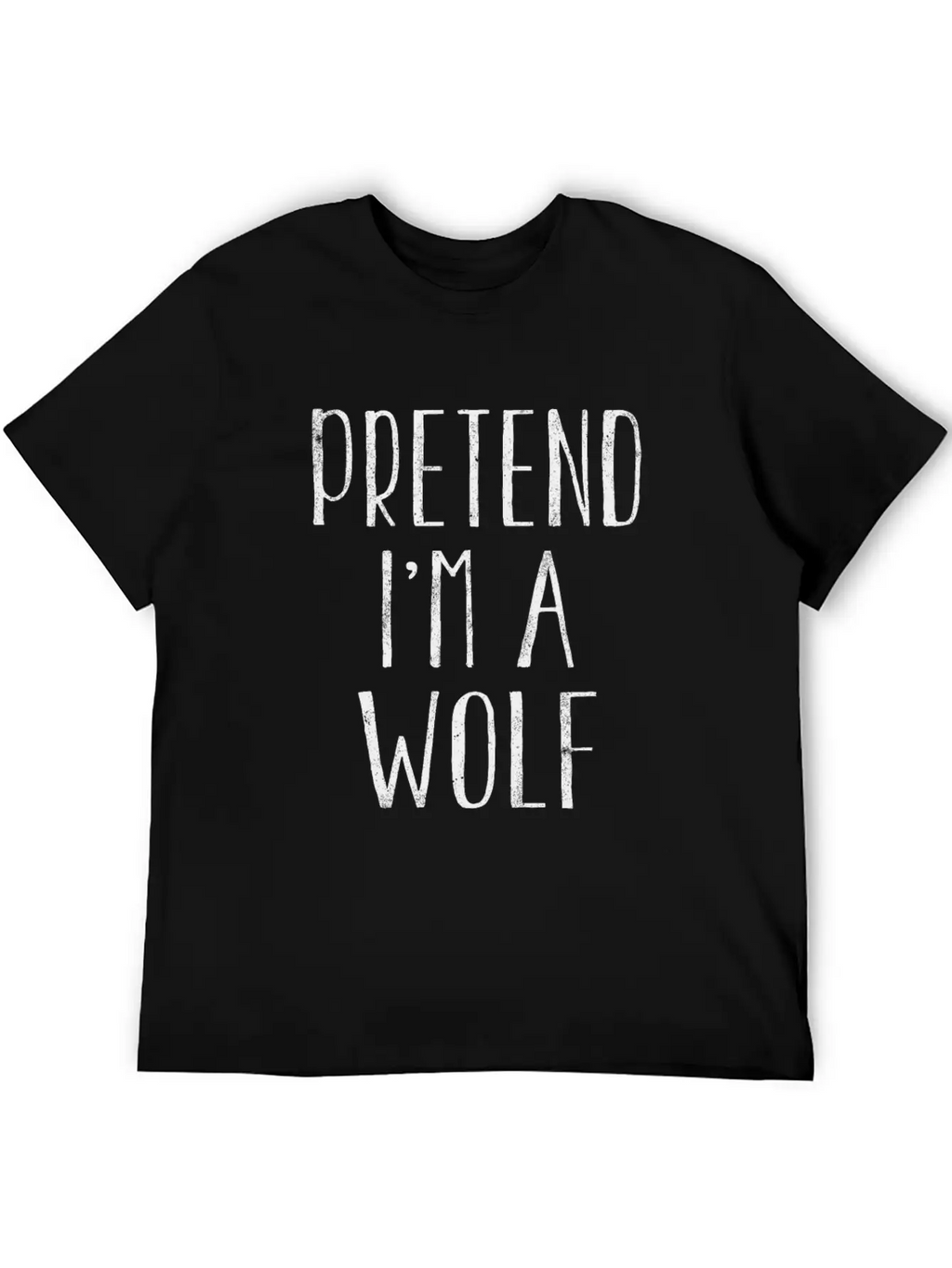 Funny Pretend I'm Wolf Costume For Halloween Modern Fit Casual T-Shirt – Clean And Versatile Design