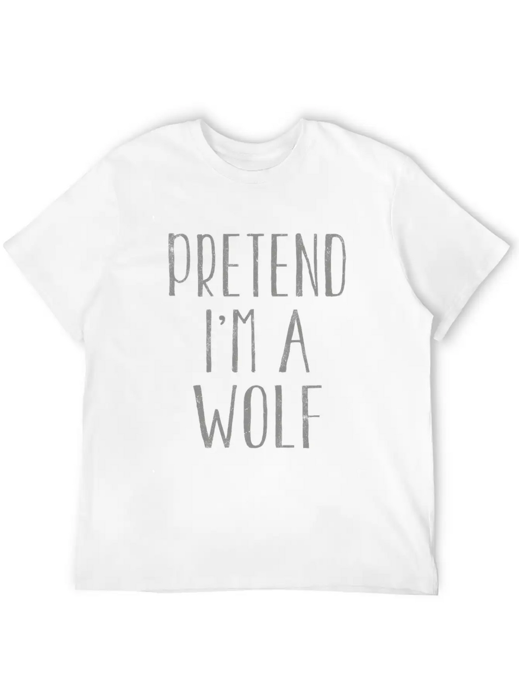 Funny Pretend I'm Wolf Costume For Halloween Modern Fit Casual T-Shirt – Clean And Versatile Design