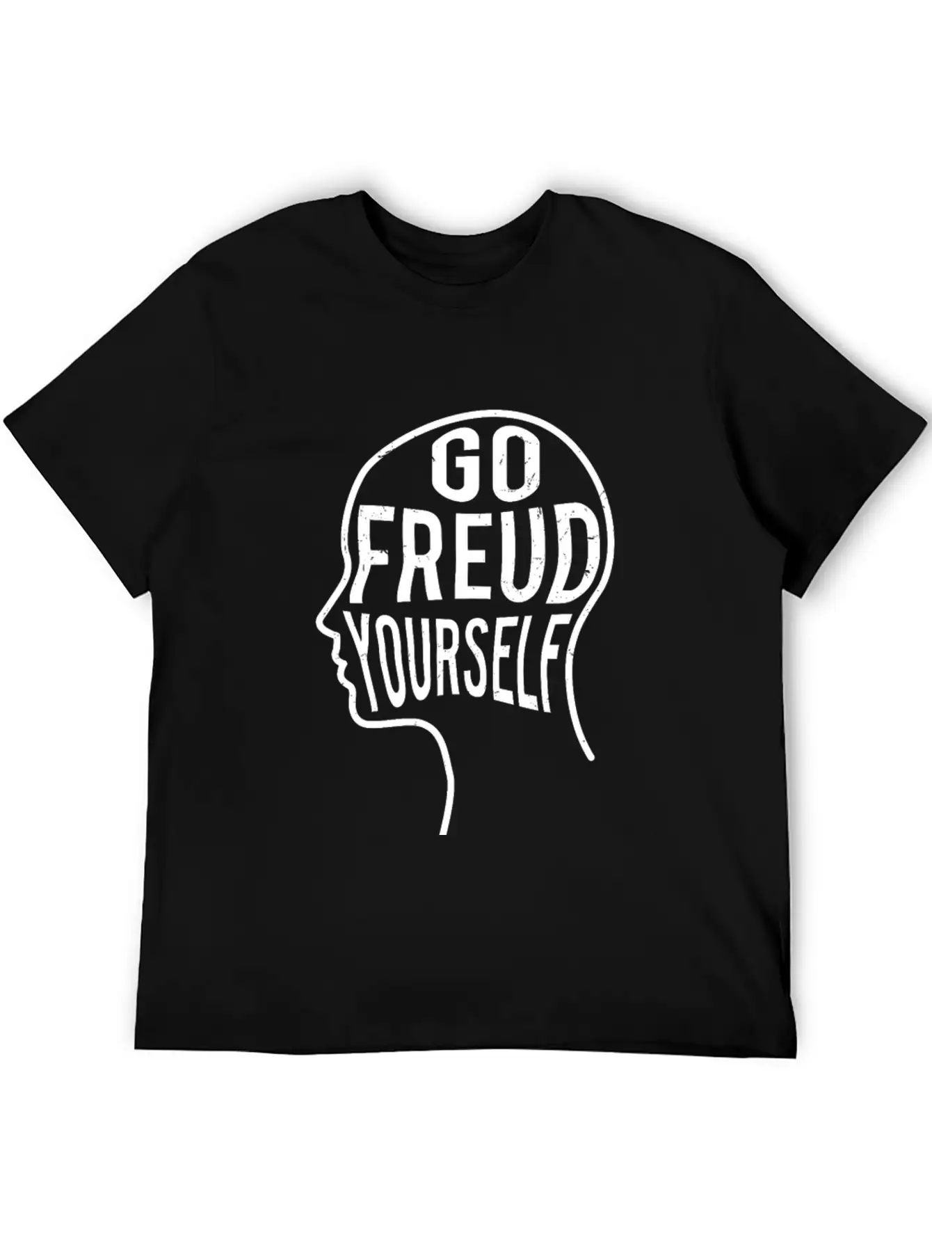 Funny Psychologist Gift - Go Freud Yourself Unisex Casual T-Shirt – Clean Design For Daily Comfort