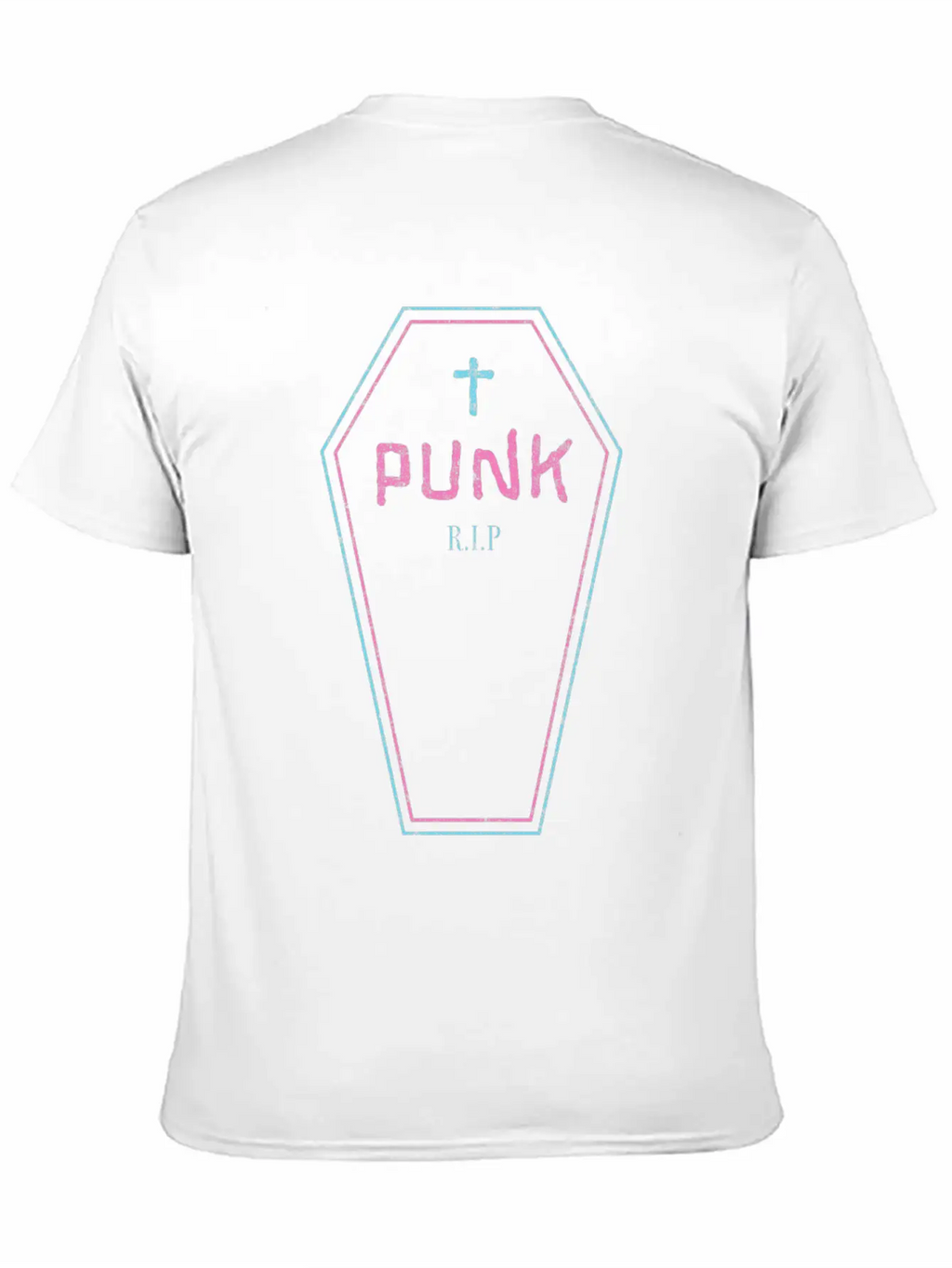 Funny Punk - Rock Guitar - Coffin - Punk Is Dead - Breathable Graphic T-Shirt – Perfect For Casual Days