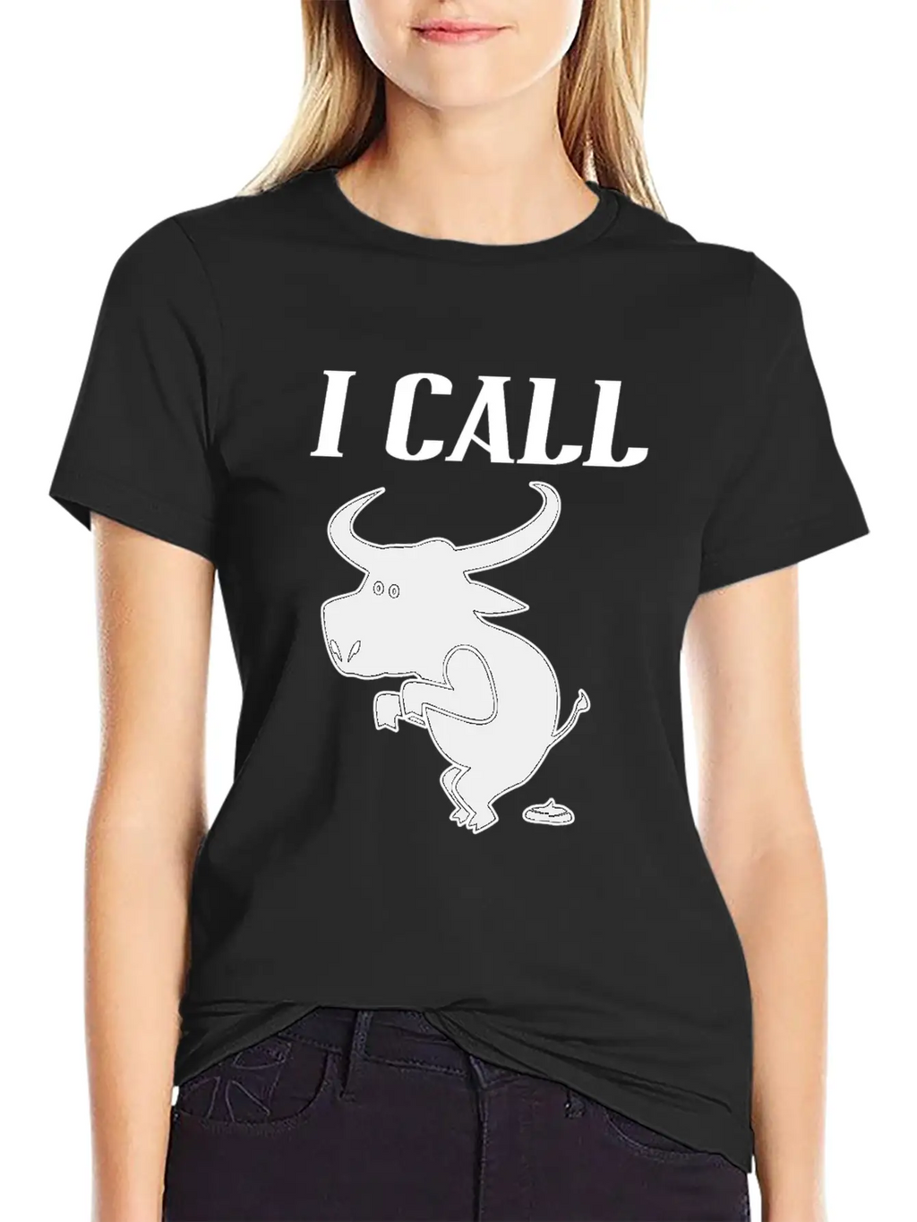 Funny Quote I Call Bull - Sarcastic Animal Unisex Casual T-Shirt – Clean Design For Daily Comfort