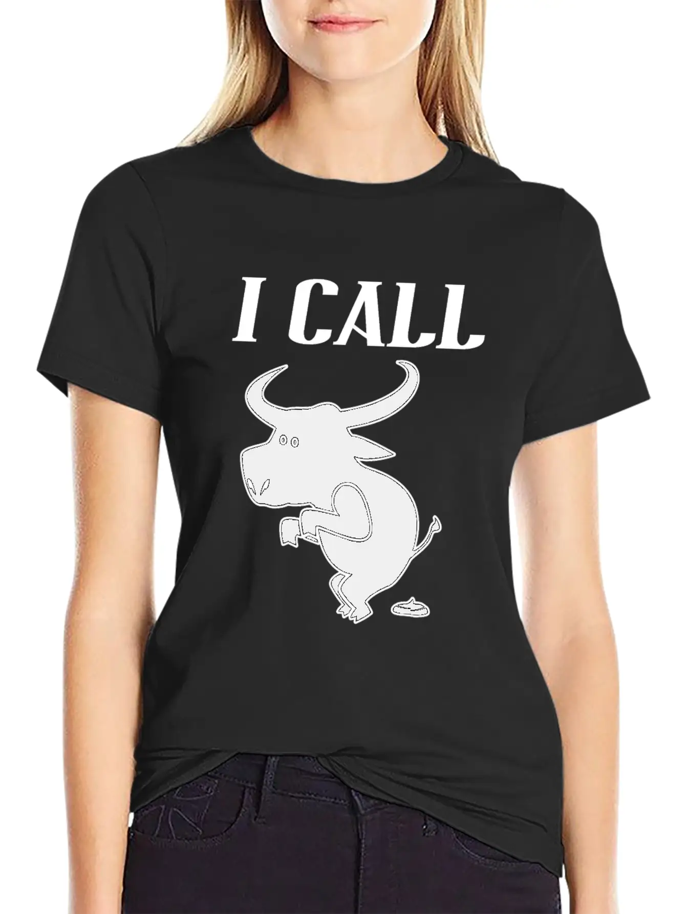 Funny Quote I Call Bull - Sarcastic Animal Unisex Casual T-Shirt – Clean Design For Daily Comfort