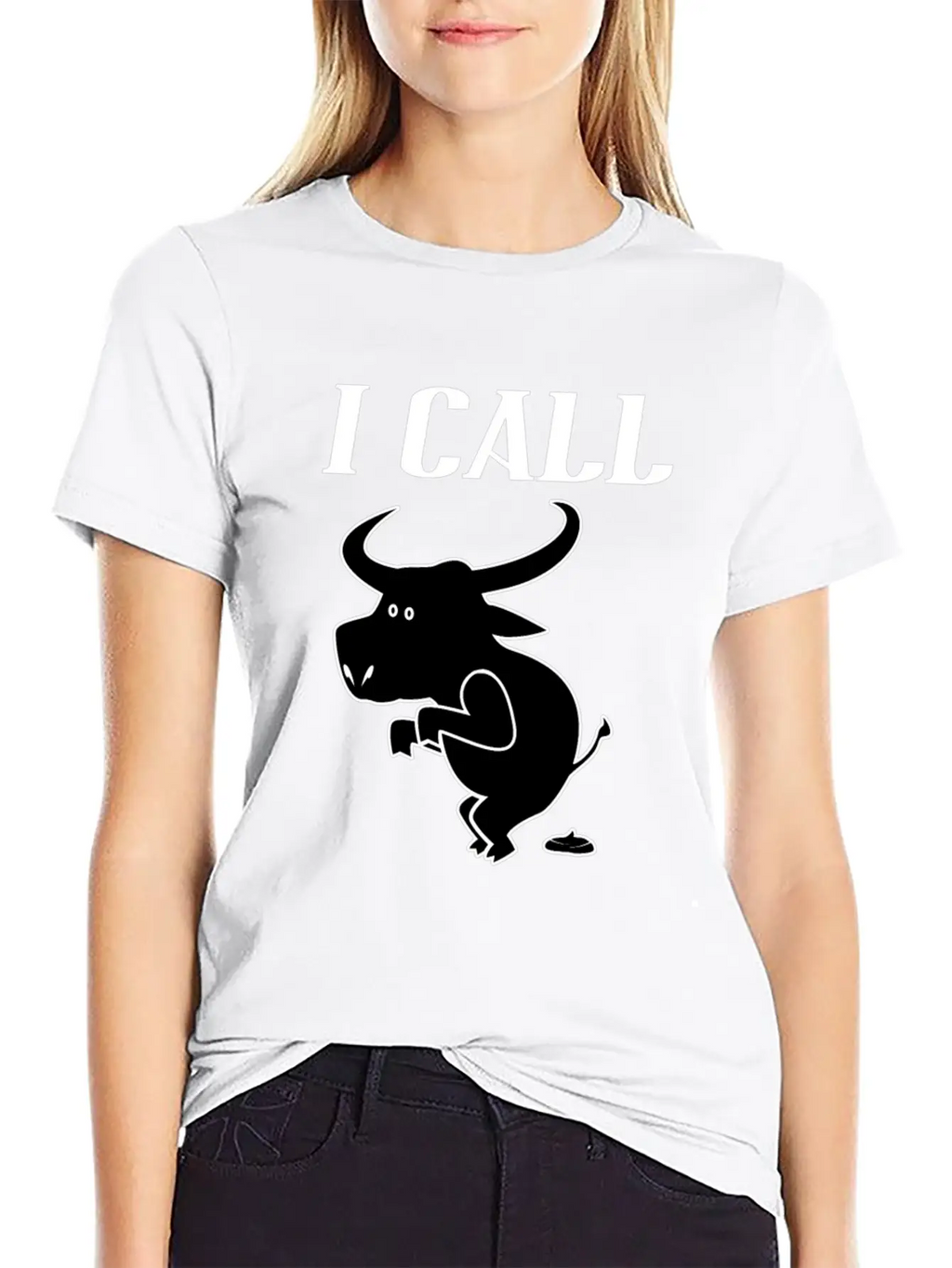 Funny Quote I Call Bull - Sarcastic Animal Unisex Casual T-Shirt – Clean Design For Daily Comfort