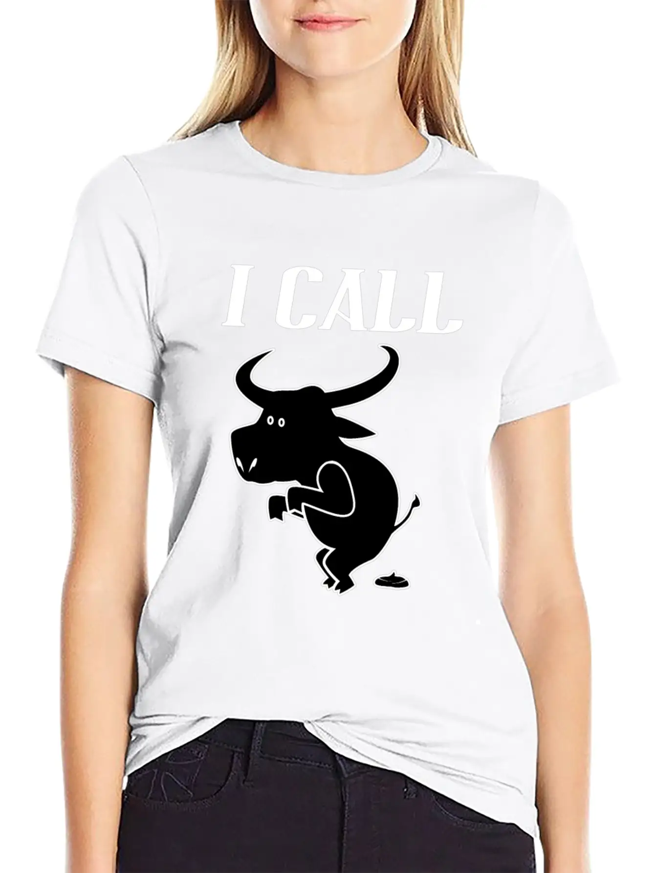 Funny Quote I Call Bull - Sarcastic Animal Unisex Casual T-Shirt – Clean Design For Daily Comfort
