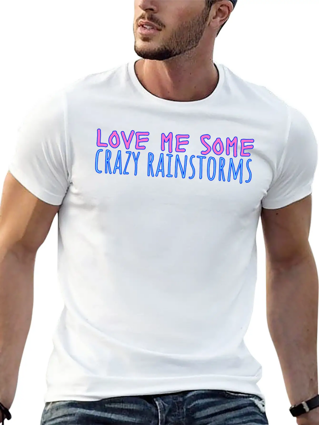 Funny Rain Quote Weather Quote Relaxed Everyday Tee – Lightweight And Durable Cotton