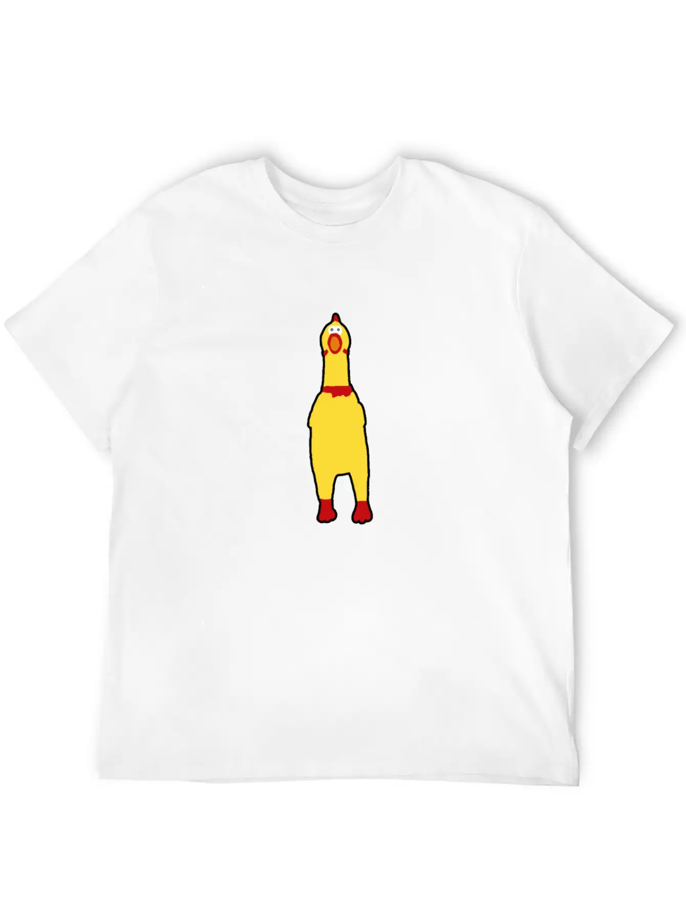 Funny Rubberchicken, Crazy Nerd Design Timeless Short Sleeve Tee – Comfy And Minimalist Design