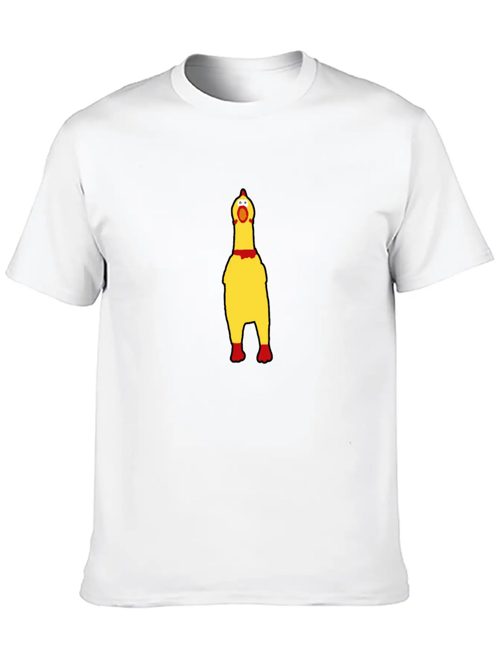 Funny Rubberchicken, Crazy Nerd Design Timeless Short Sleeve Tee – Comfy And Minimalist Design