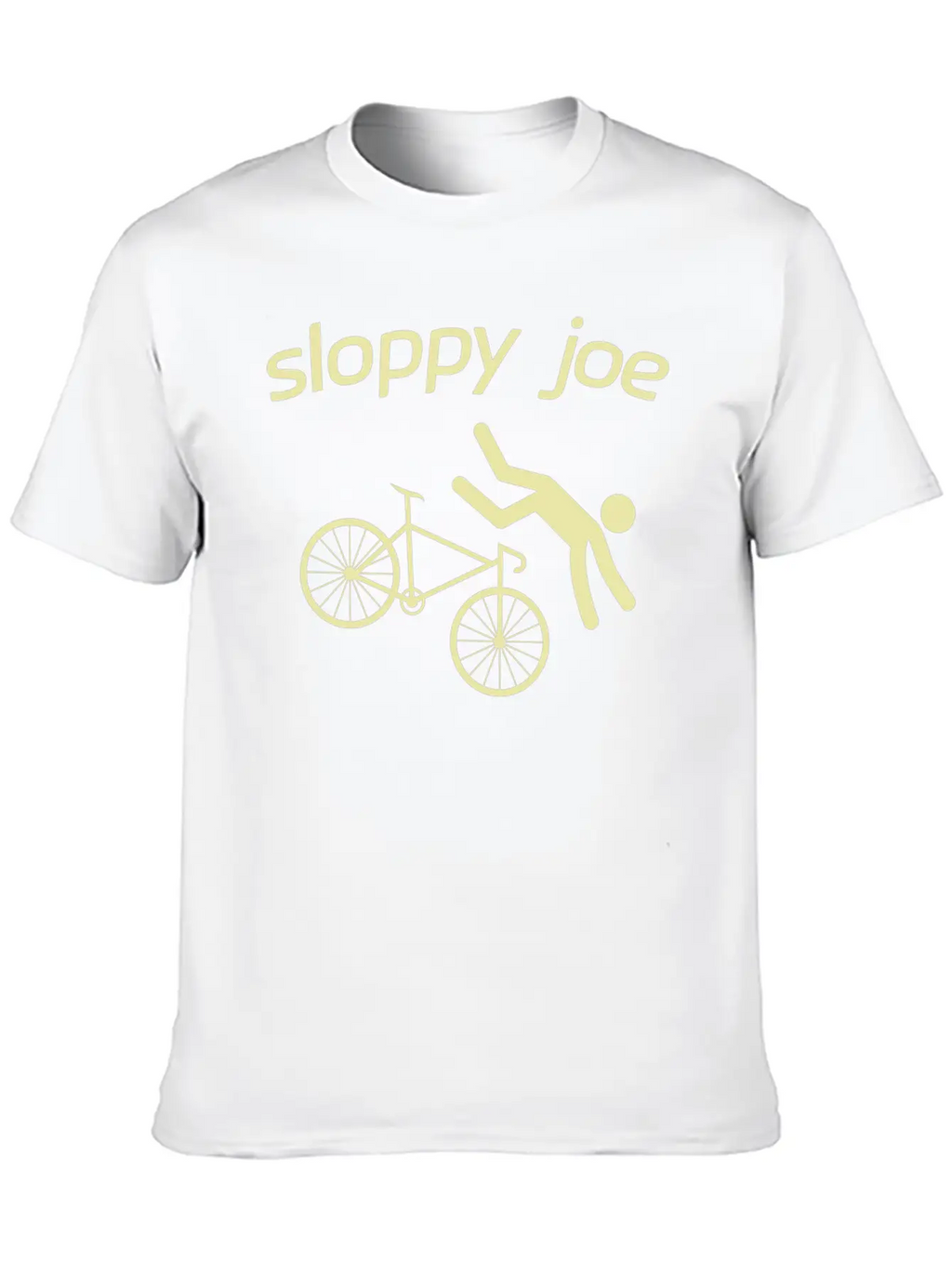 Funny Sarcastic Bicycle Sloppy Joe Unisex Casual T-Shirt – Clean Design For Daily Comfort