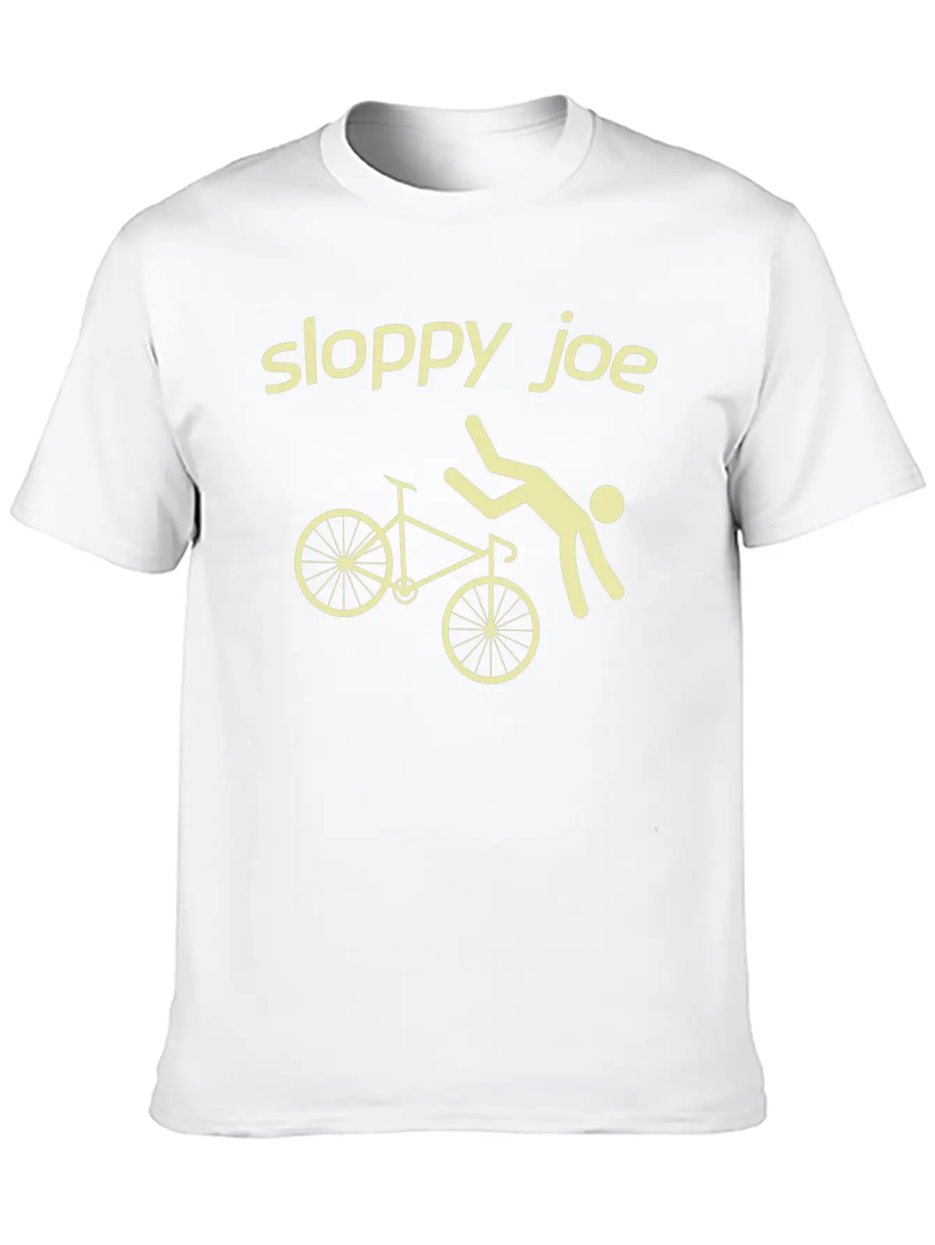 Funny Sarcastic Bicycle Sloppy Joe Unisex Casual T-Shirt – Clean Design For Daily Comfort