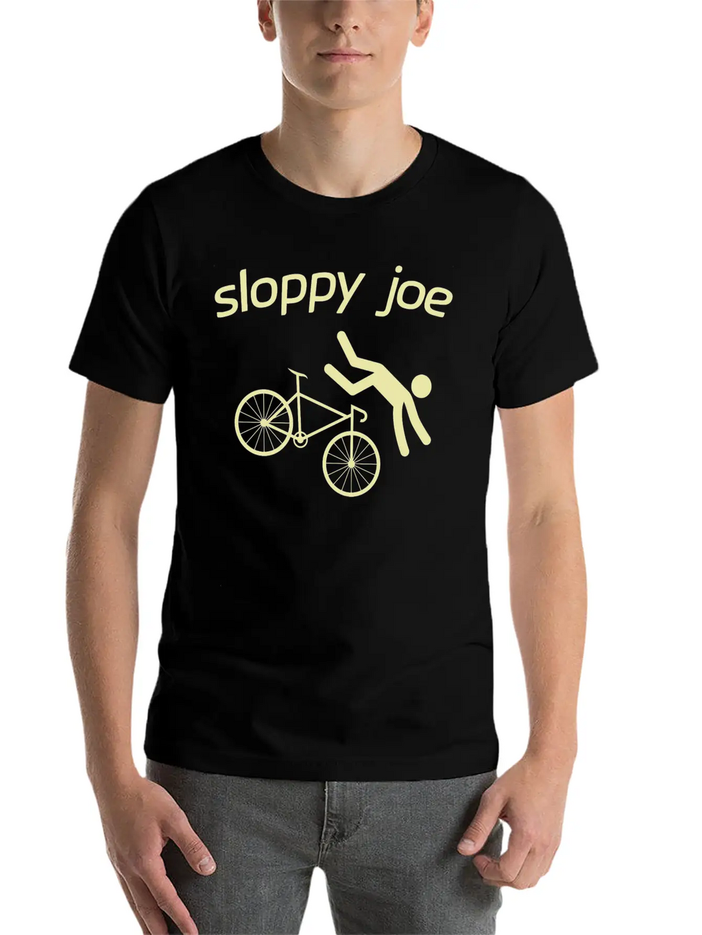 Funny Sarcastic Bicycle Sloppy Joe Unisex Casual T-Shirt – Clean Design For Daily Comfort