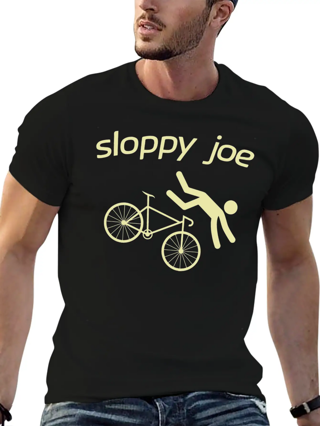 Funny Sarcastic Bicycle Sloppy Joe Unisex Casual T-Shirt – Clean Design For Daily Comfort