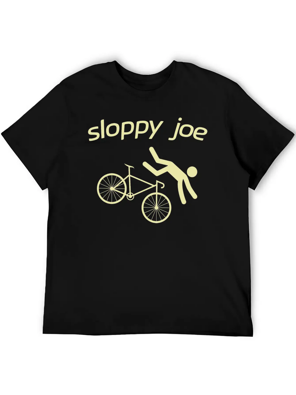 Funny Sarcastic Bicycle Sloppy Joe Unisex Casual T-Shirt – Clean Design For Daily Comfort
