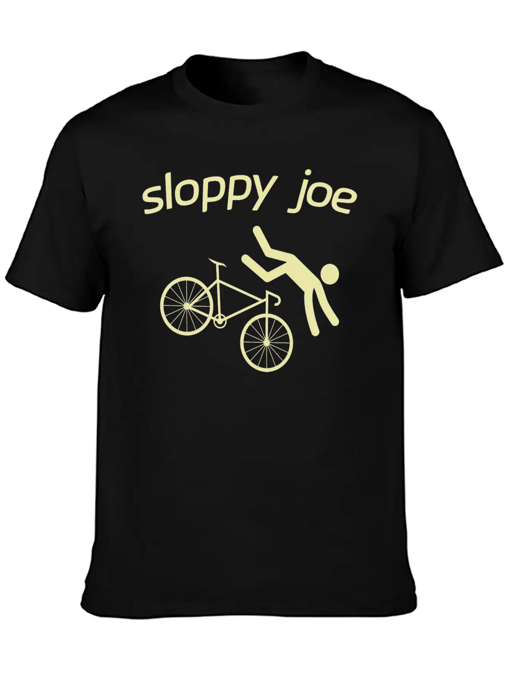 Funny Sarcastic Bicycle Sloppy Joe Unisex Casual T-Shirt – Clean Design For Daily Comfort