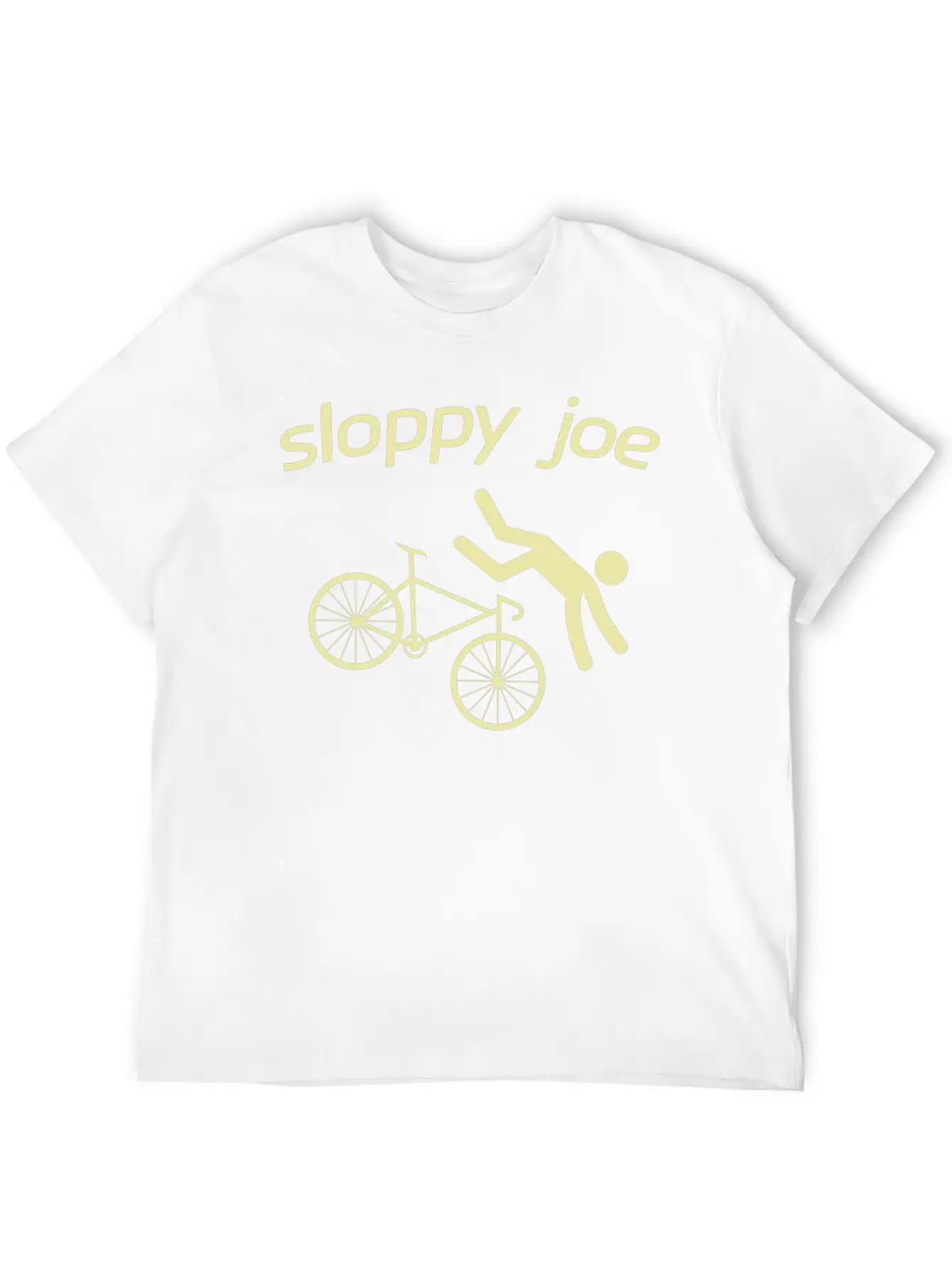 Funny Sarcastic Bicycle Sloppy Joe Unisex Casual T-Shirt – Clean Design For Daily Comfort