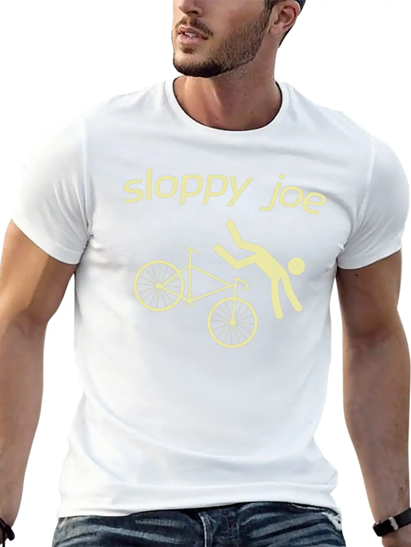 Funny Sarcastic Bicycle Sloppy Joe Unisex Casual T-Shirt – Clean Design For Daily Comfort