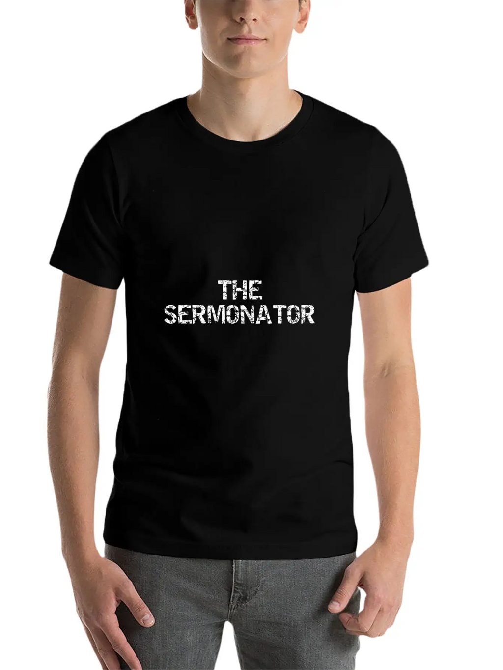Funny Sermon Preaching For Pastors The Sermonator Classic Cotton Tee – Unisex Comfort For Any Season