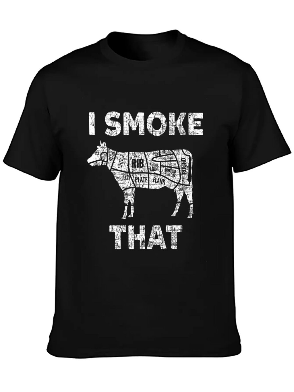 Funny Smoked Cow Meat Lover Bbq Beer Grill Gift Relaxed Everyday Tee – Lightweight And Durable Cotton