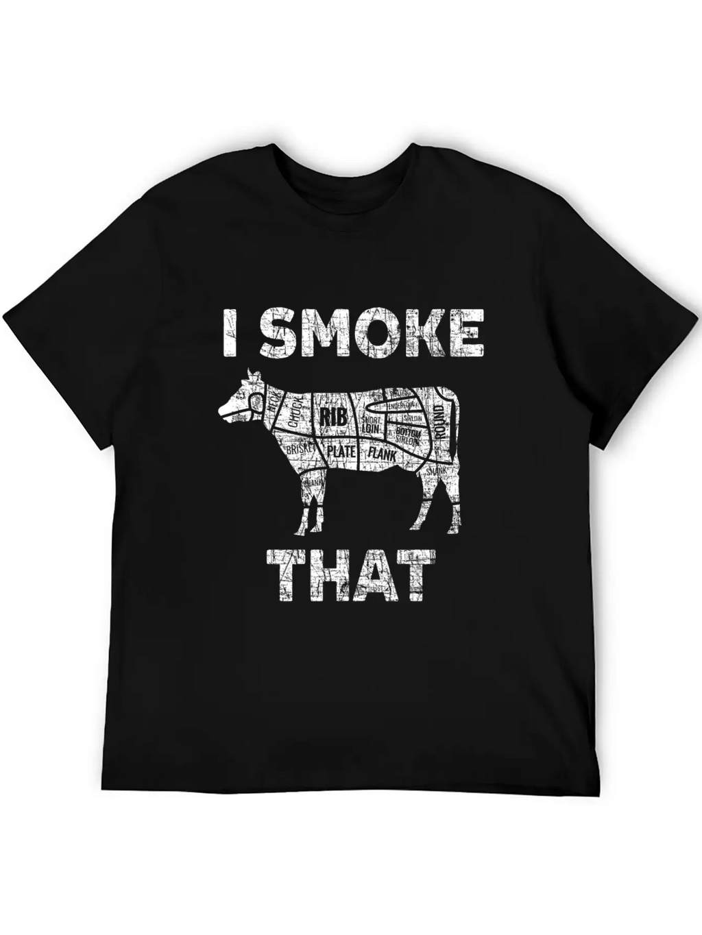 Funny Smoked Cow Meat Lover Bbq Beer Grill Gift Relaxed Everyday Tee – Lightweight And Durable Cotton