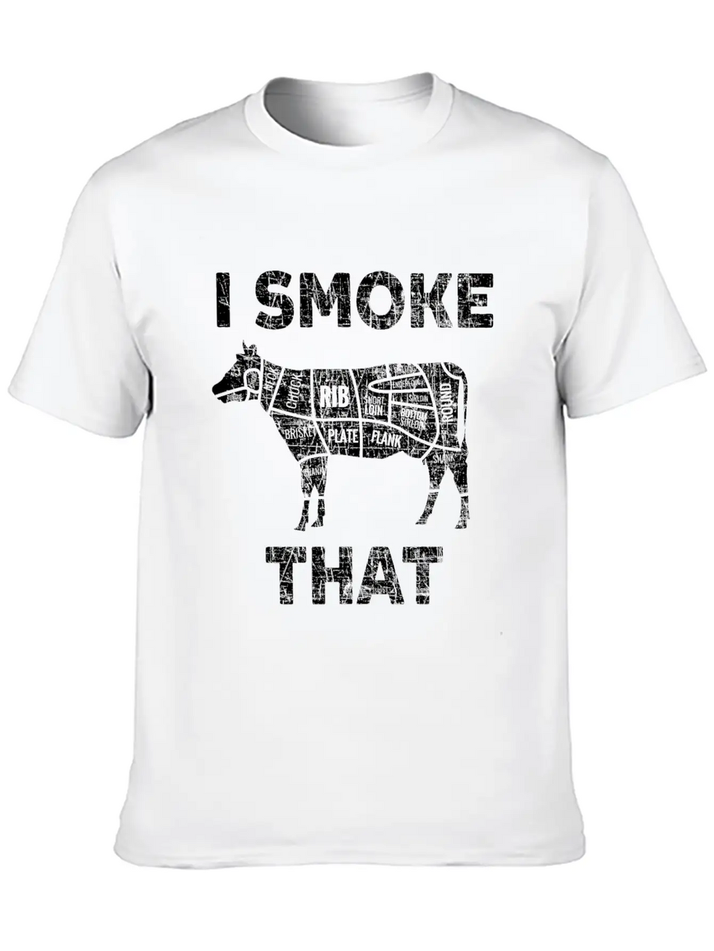 Funny Smoked Cow Meat Lover Bbq Beer Grill Gift Relaxed Everyday Tee – Lightweight And Durable Cotton