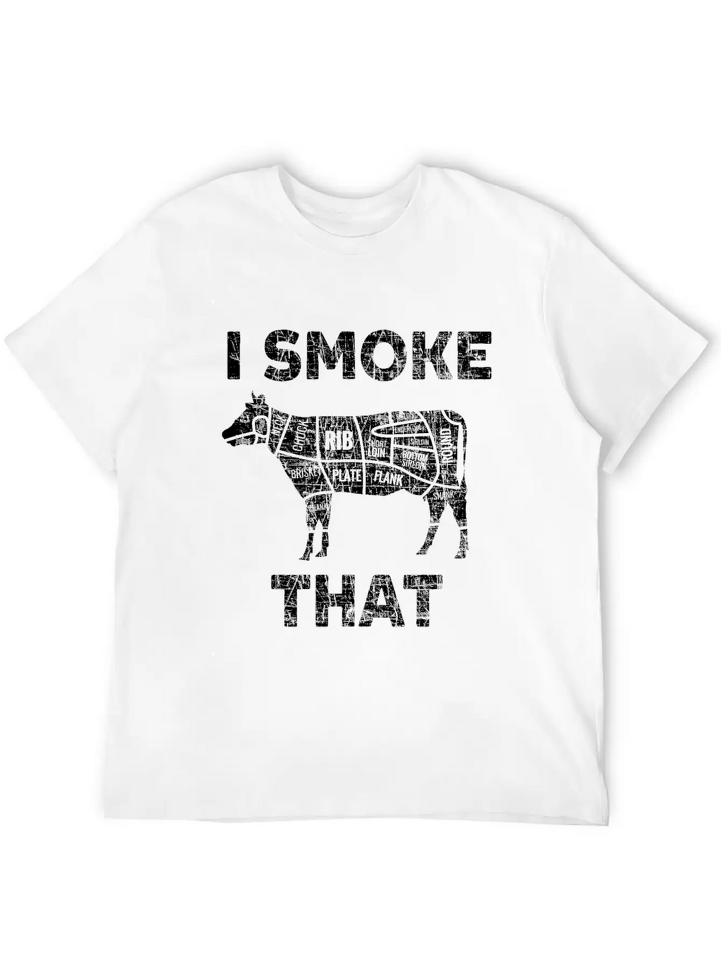 Funny Smoked Cow Meat Lover Bbq Beer Grill Gift Relaxed Everyday Tee – Lightweight And Durable Cotton