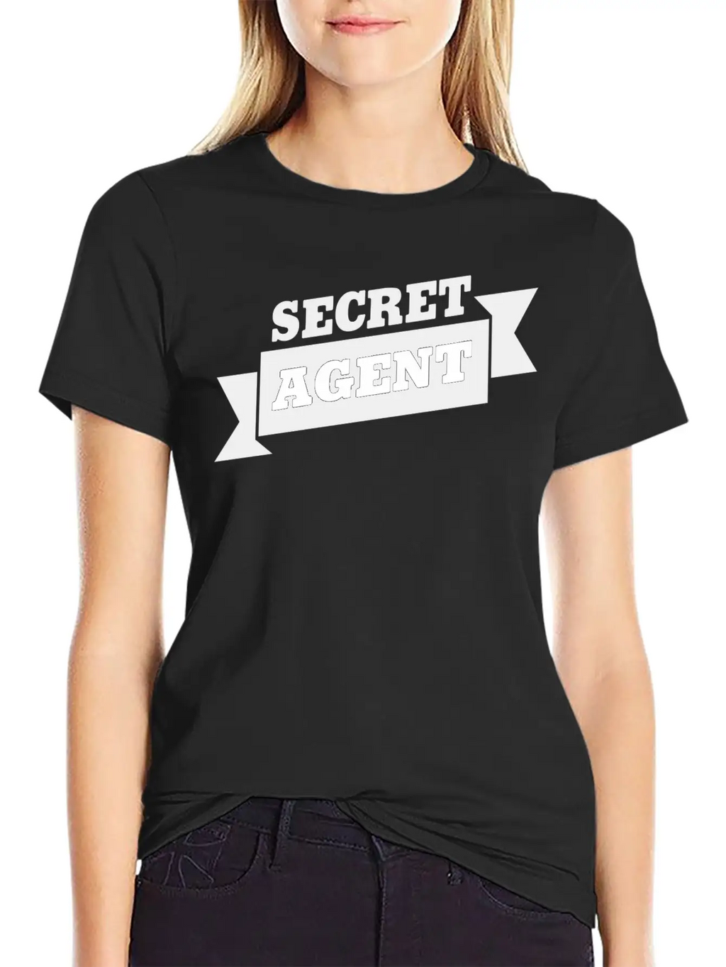 Funny Spy - Secret Agent Identity - Covert Humor Timeless Short Sleeve Tee – Comfy And Minimalist Design