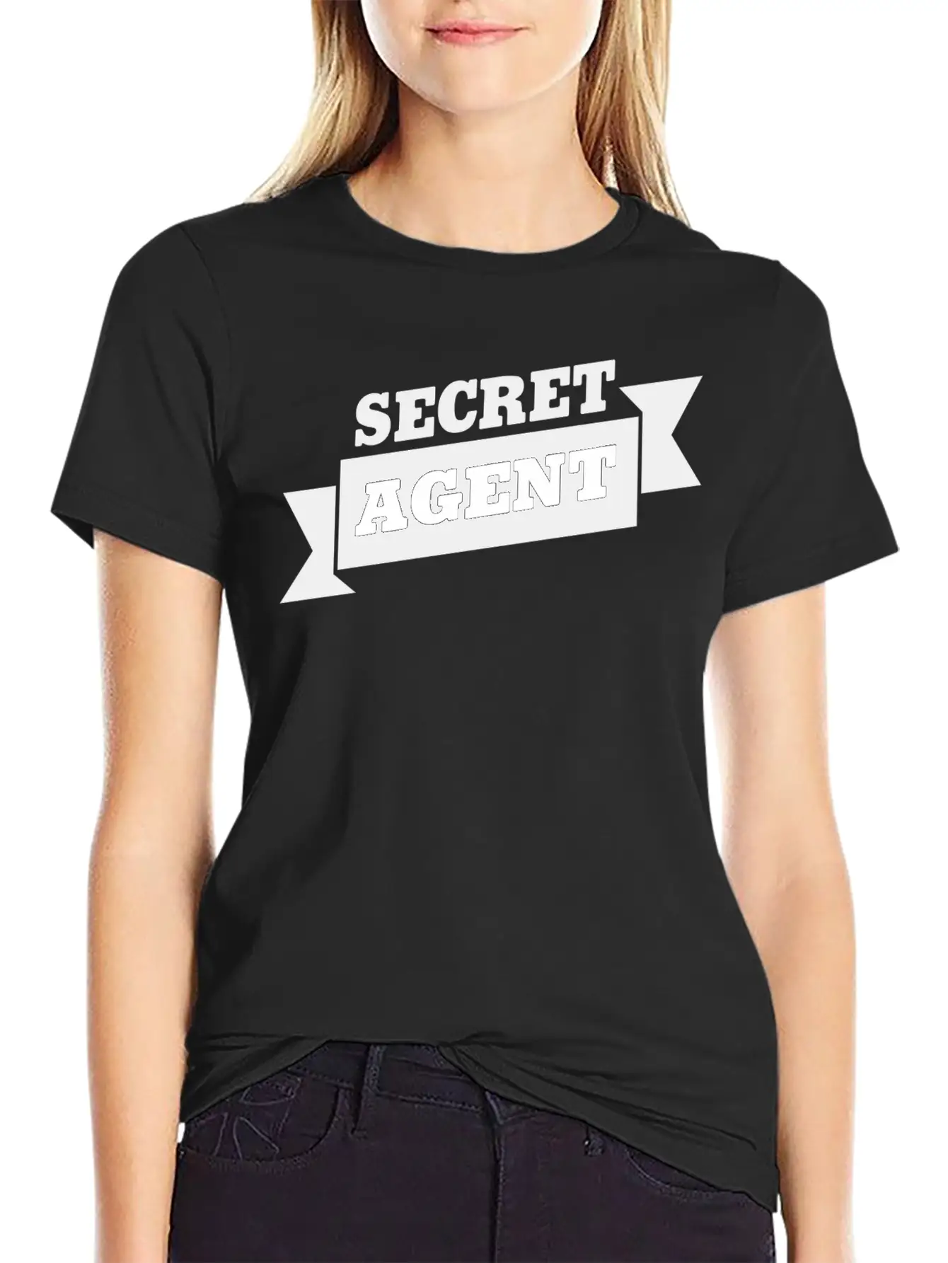 Funny Spy - Secret Agent Identity - Covert Humor Timeless Short Sleeve Tee – Comfy And Minimalist Design