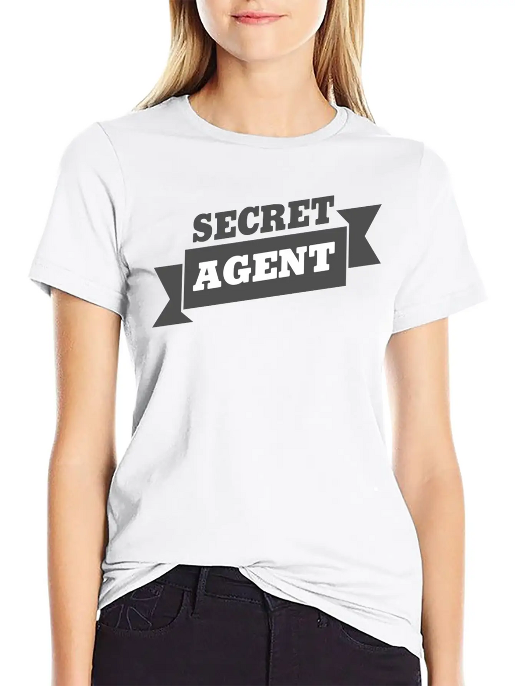 Funny Spy - Secret Agent Identity - Covert Humor Timeless Short Sleeve Tee – Comfy And Minimalist Design