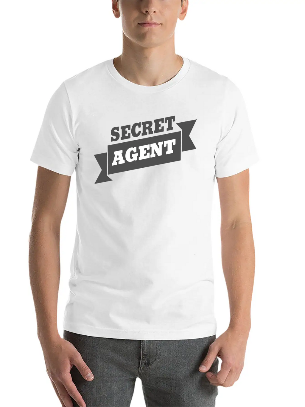 Funny Spy - Secret Agent Identity - Covert Humor Timeless Short Sleeve Tee – Comfy And Minimalist Design