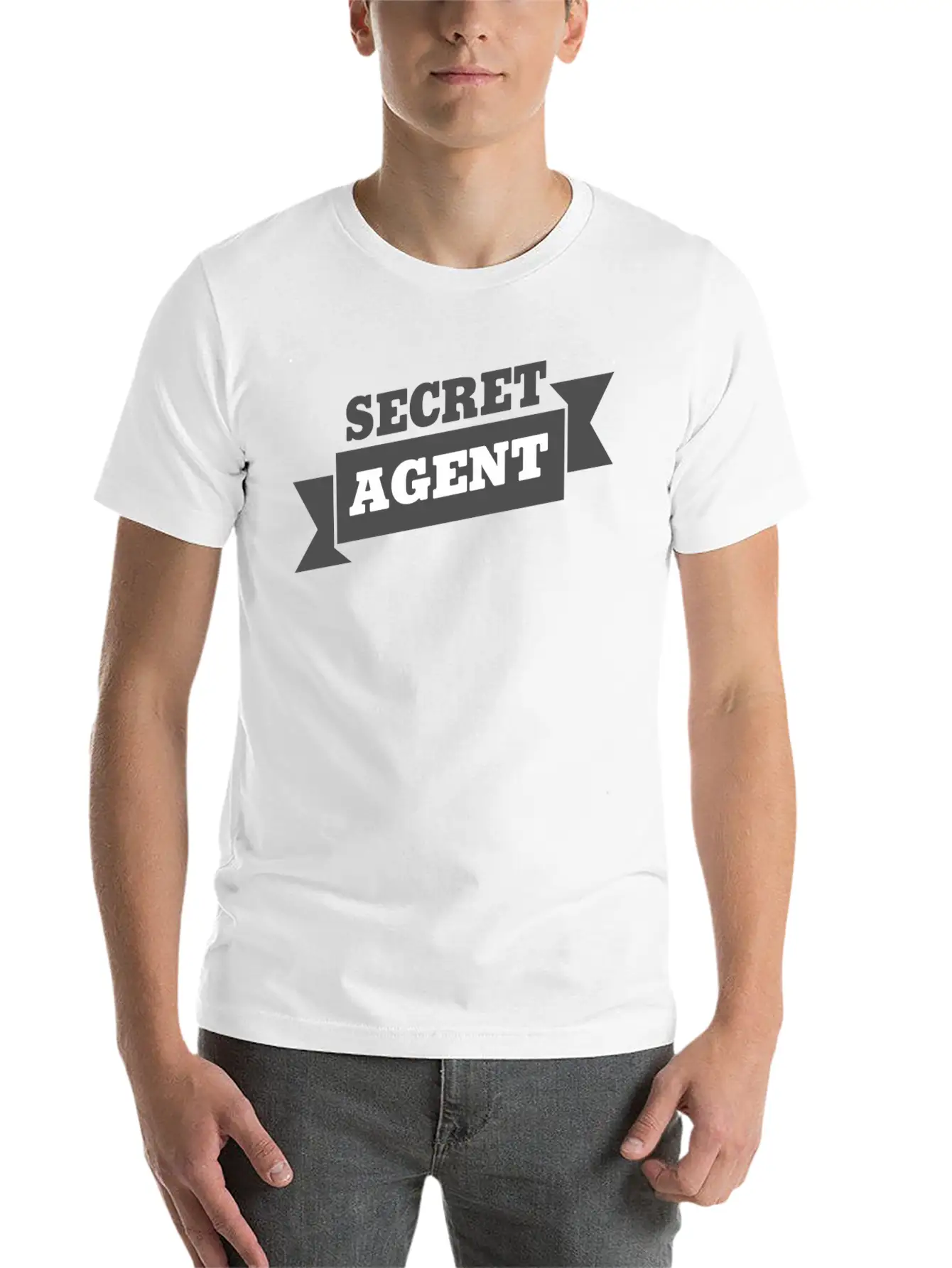 Funny Spy - Secret Agent Identity - Covert Humor Timeless Short Sleeve Tee – Comfy And Minimalist Design