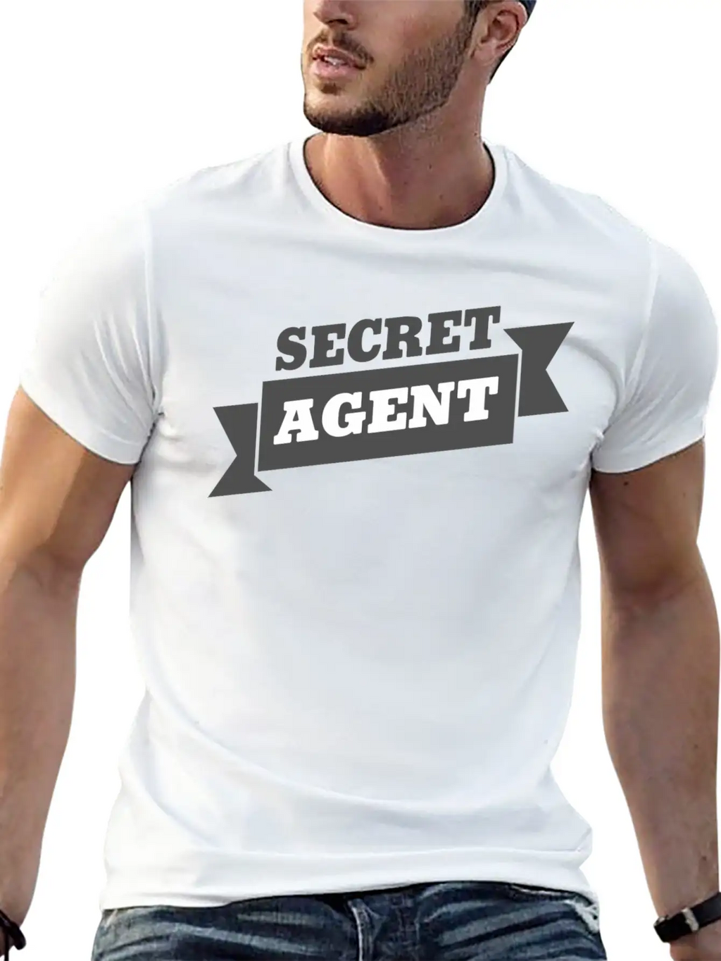 Funny Spy - Secret Agent Identity - Covert Humor Timeless Short Sleeve Tee – Comfy And Minimalist Design