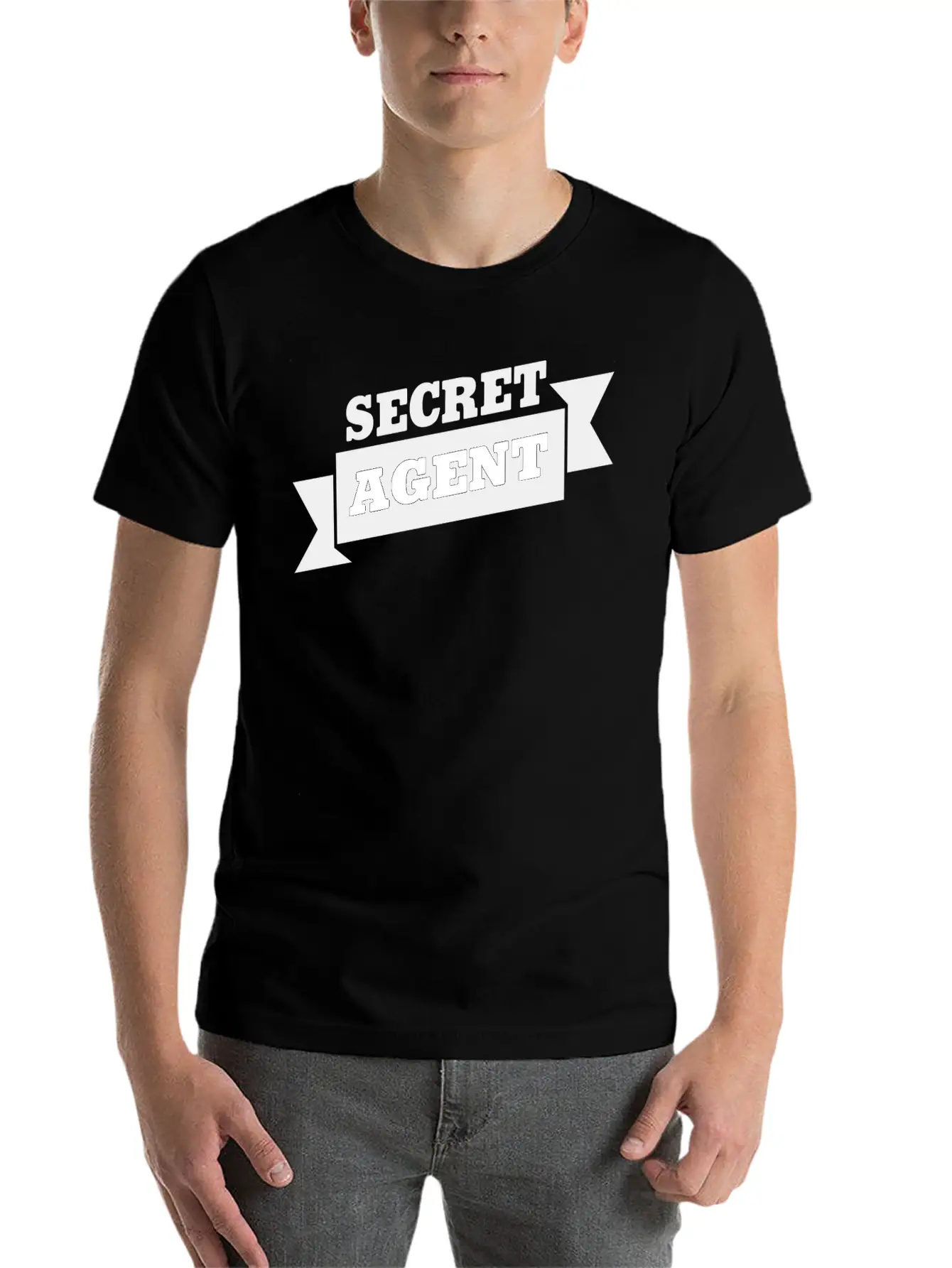 Funny Spy - Secret Agent Identity - Covert Humor Timeless Short Sleeve Tee – Comfy And Minimalist Design