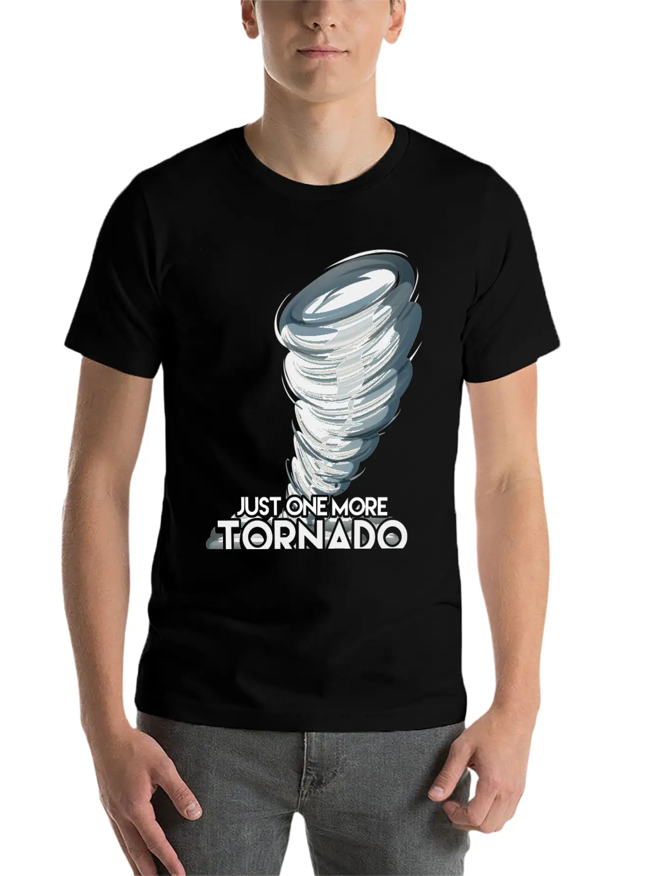 Funny Storm Chasers Gift One More Tornado Timeless Short Sleeve Tee – Comfy And Minimalist Design