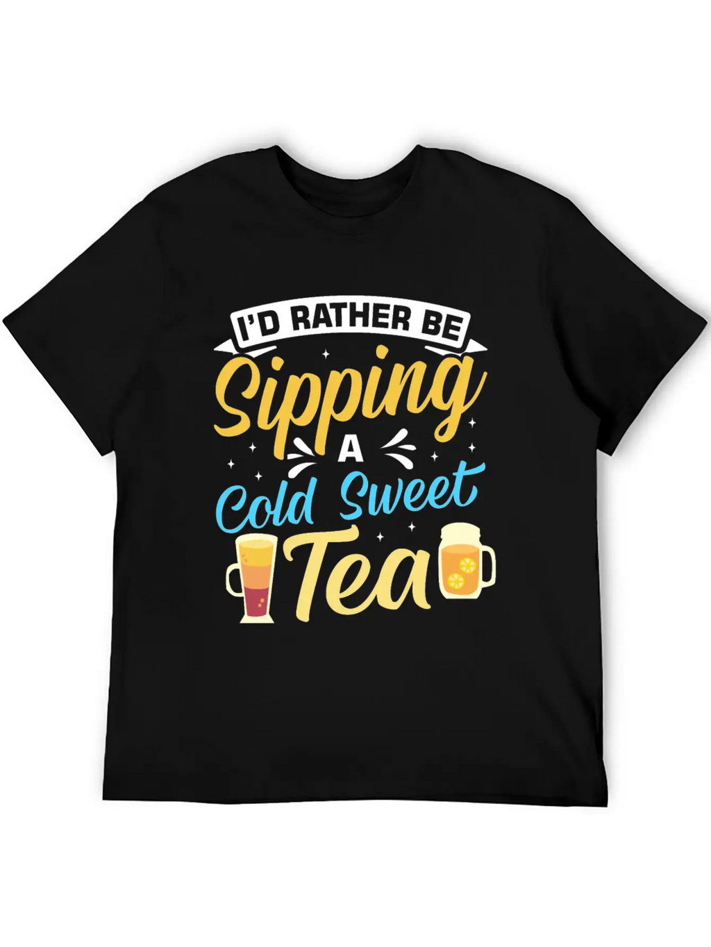 Funny Sweat Tea Breathable Soft Cotton T-Shirt – Timeless Casual Look