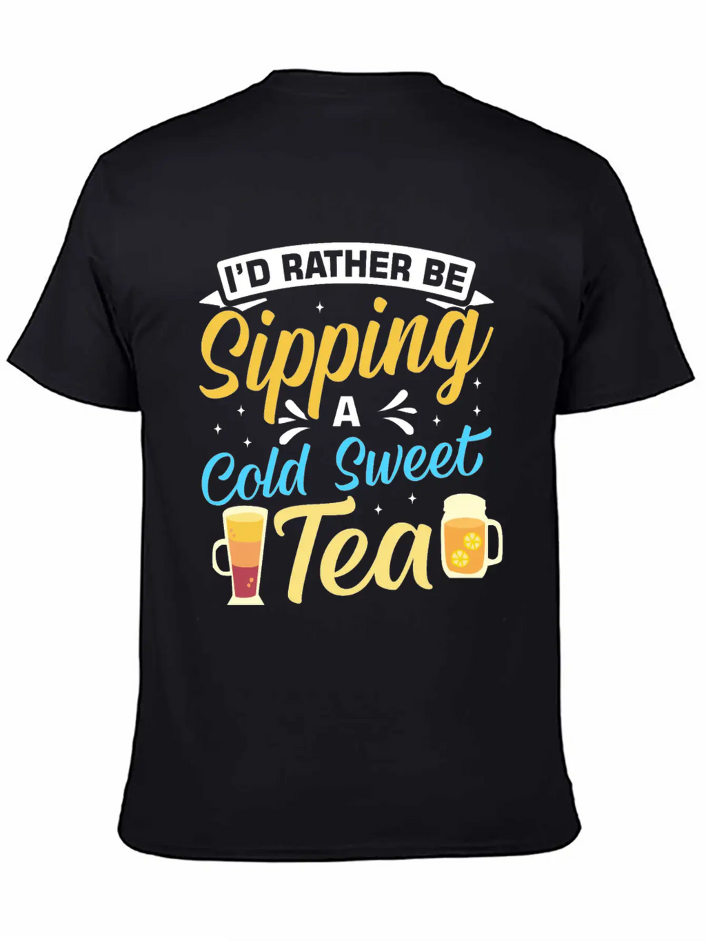 Funny Sweat Tea Breathable Soft Cotton T-Shirt – Timeless Casual Look