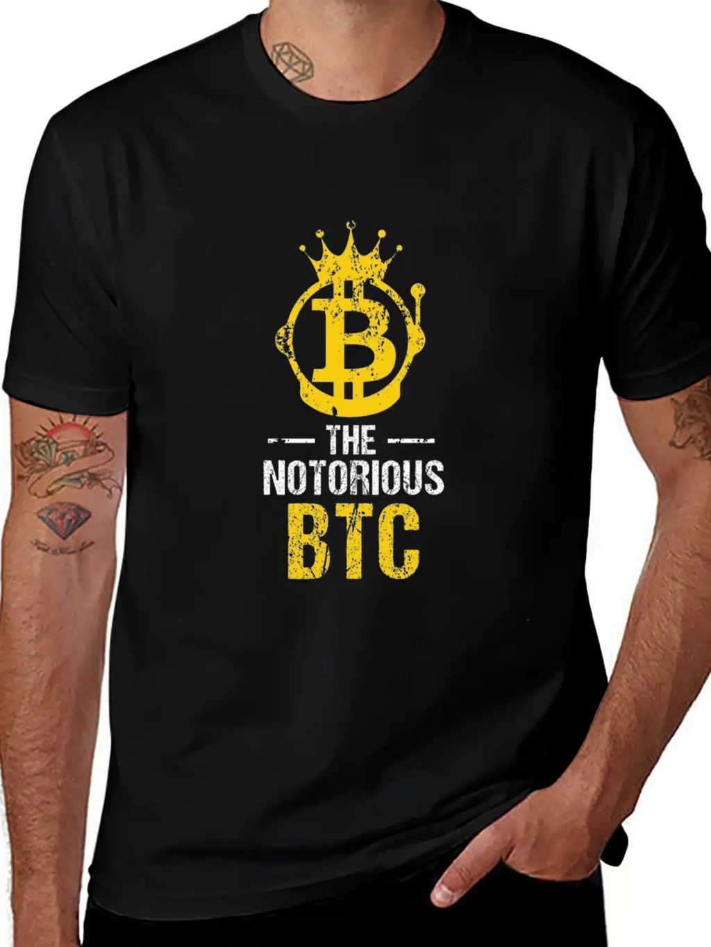Funny The Notorious BTC Bitcoin Crypto Classic Cotton Tee – Unisex Comfort For Any Season