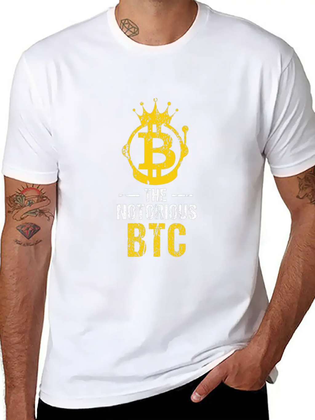 Funny The Notorious BTC Bitcoin Crypto Classic Cotton Tee – Unisex Comfort For Any Season