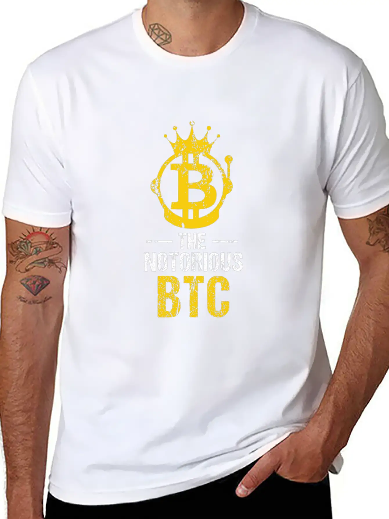Funny The Notorious BTC Bitcoin Crypto Classic Cotton Tee – Unisex Comfort For Any Season
