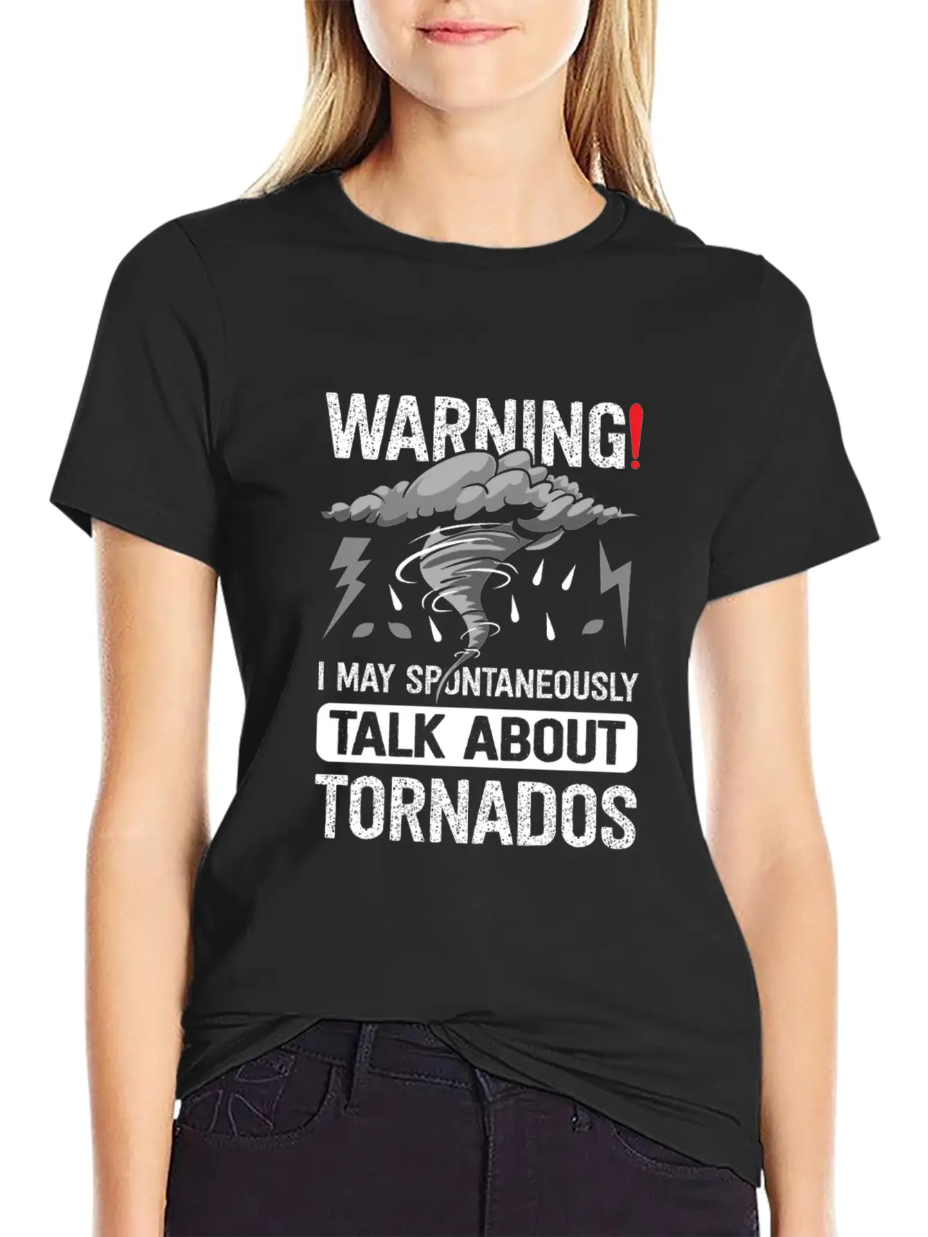 Funny Tornado Storm Chaser Meteorology Breathable Graphic T-Shirt – Perfect For Casual Days
