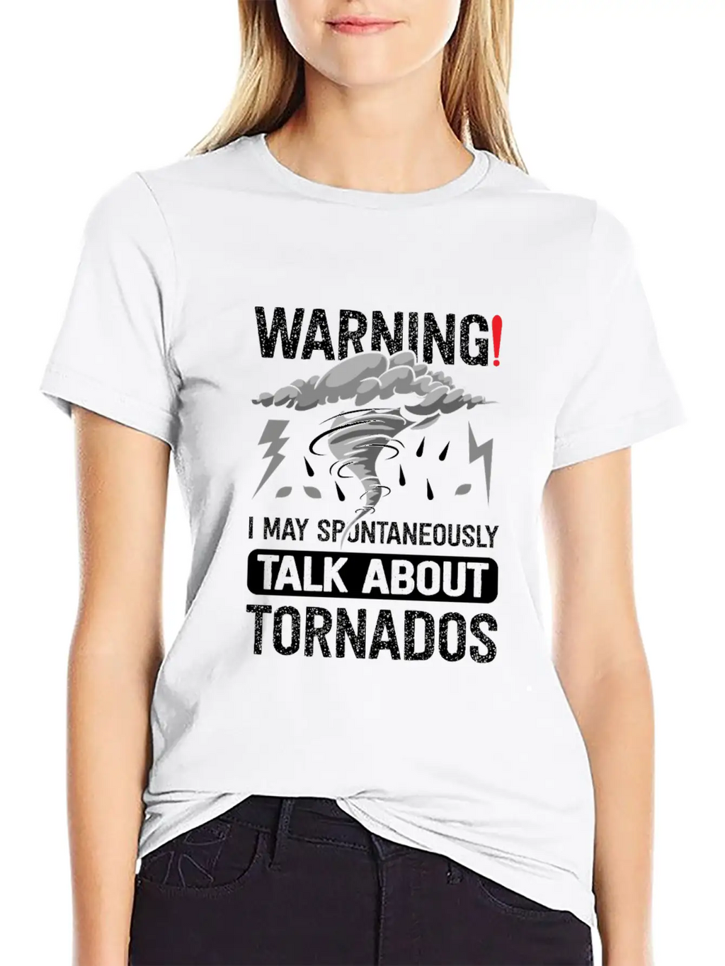 Funny Tornado Storm Chaser Meteorology Breathable Graphic T-Shirt – Perfect For Casual Days