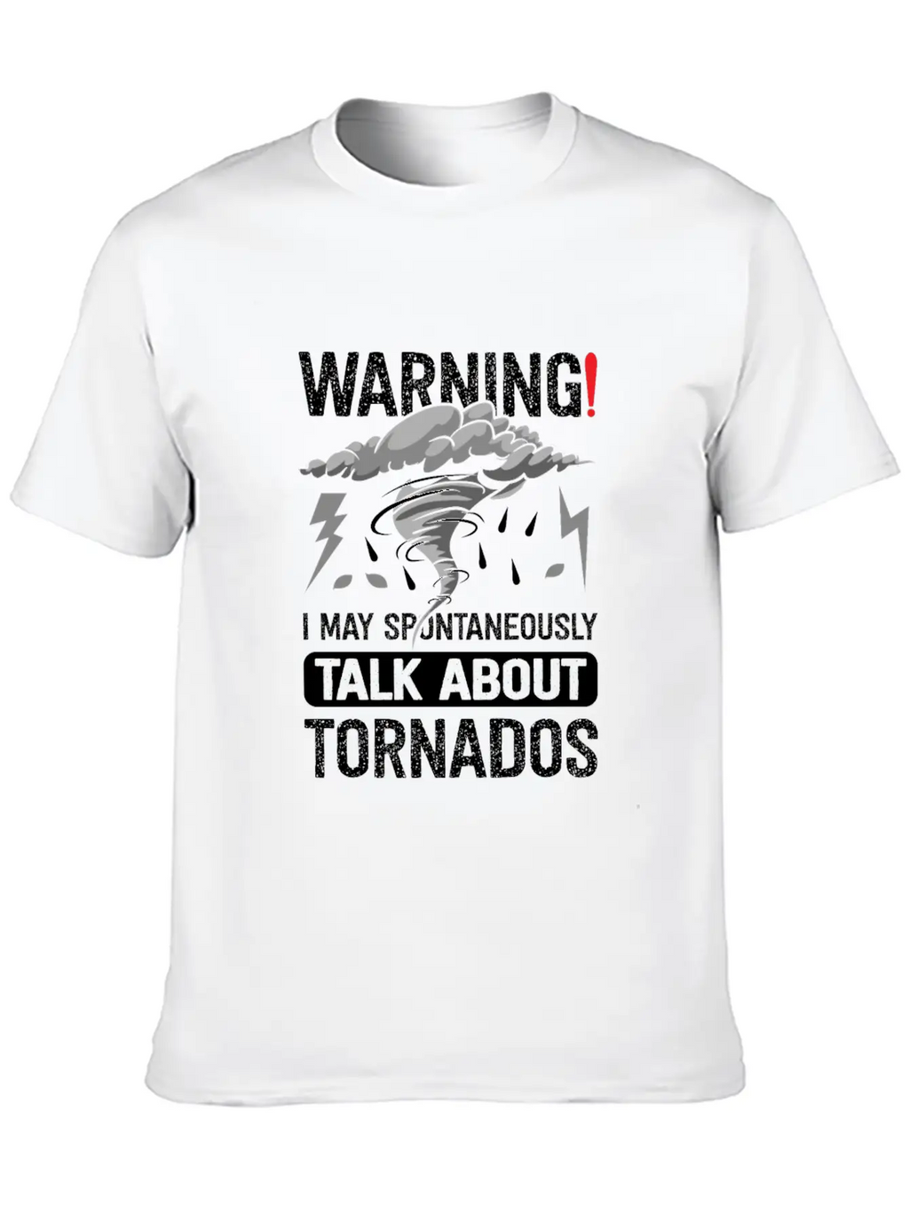 Funny Tornado Storm Chaser Meteorology Breathable Graphic T-Shirt – Perfect For Casual Days