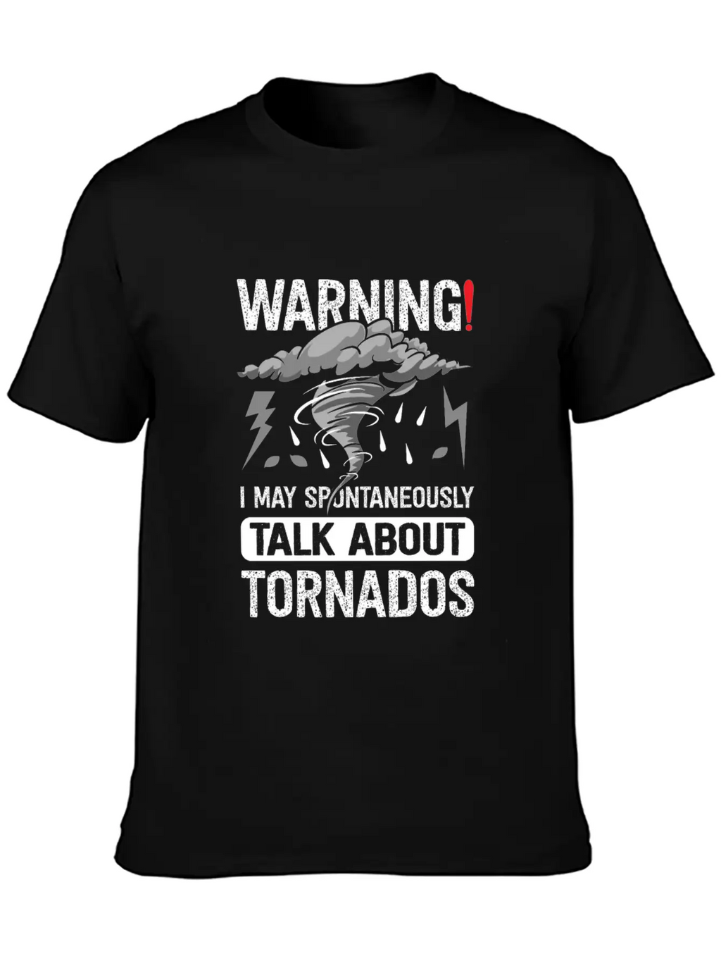 Funny Tornado Storm Chaser Meteorology Breathable Graphic T-Shirt – Perfect For Casual Days
