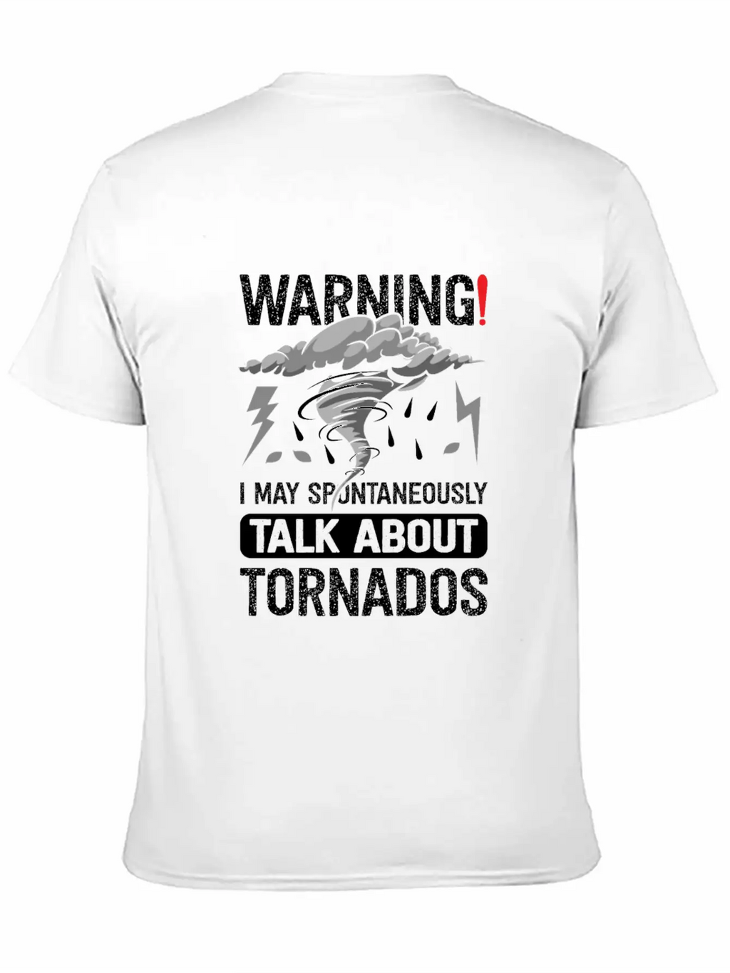 Funny Tornado Storm Chaser Meteorology Breathable Graphic T-Shirt – Perfect For Casual Days