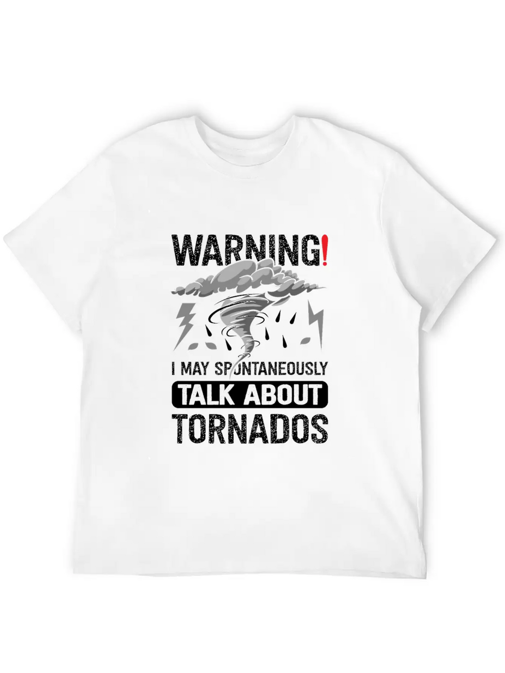 Funny Tornado Storm Chaser Meteorology Breathable Graphic T-Shirt – Perfect For Casual Days