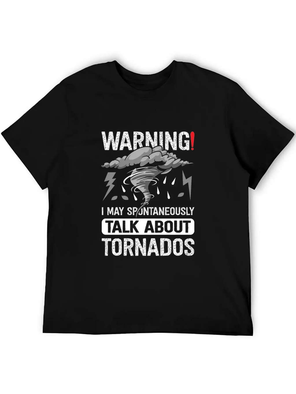 Funny Tornado Storm Chaser Meteorology Breathable Graphic T-Shirt – Perfect For Casual Days