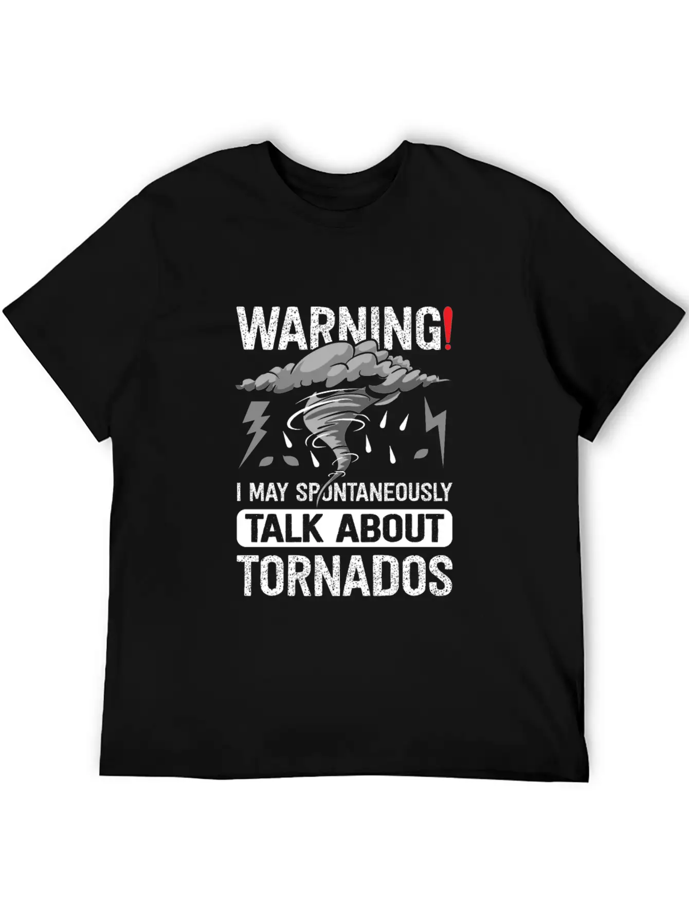 Funny Tornado Storm Chaser Meteorology Breathable Graphic T-Shirt – Perfect For Casual Days