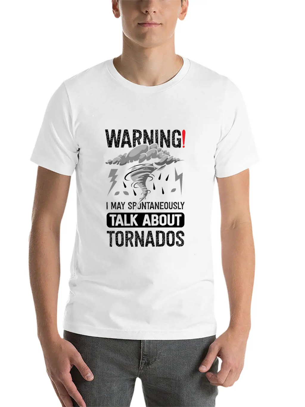 Funny Tornado Storm Chaser Meteorology Breathable Graphic T-Shirt – Perfect For Casual Days