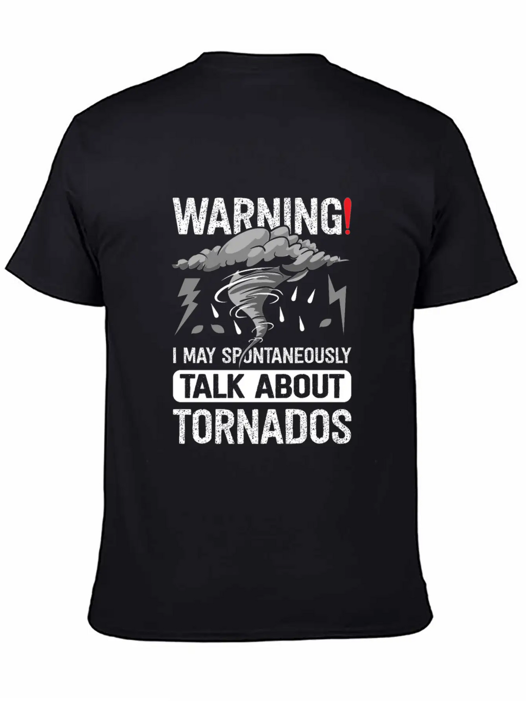 Funny Tornado Storm Chaser Meteorology Breathable Graphic T-Shirt – Perfect For Casual Days