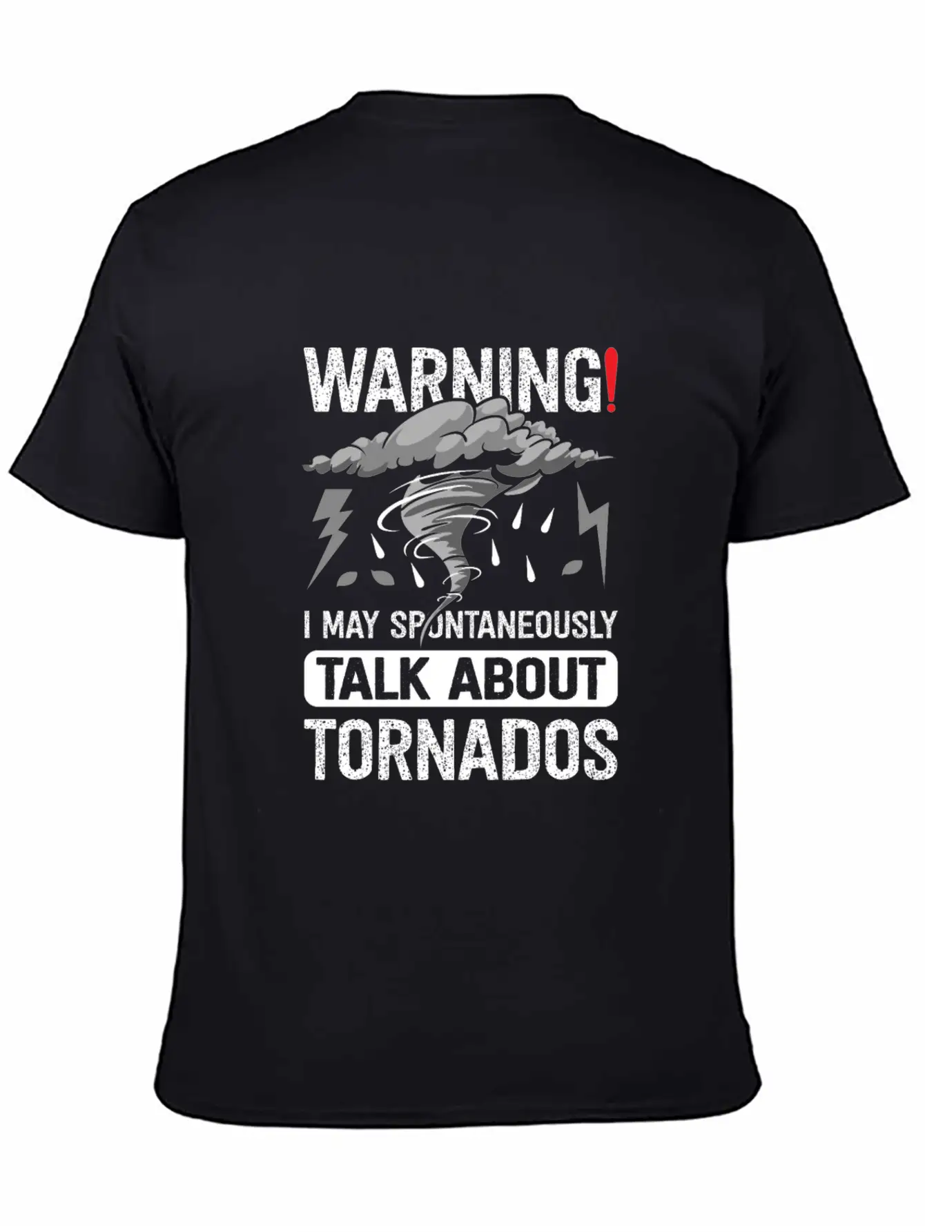Funny Tornado Storm Chaser Meteorology Breathable Graphic T-Shirt – Perfect For Casual Days