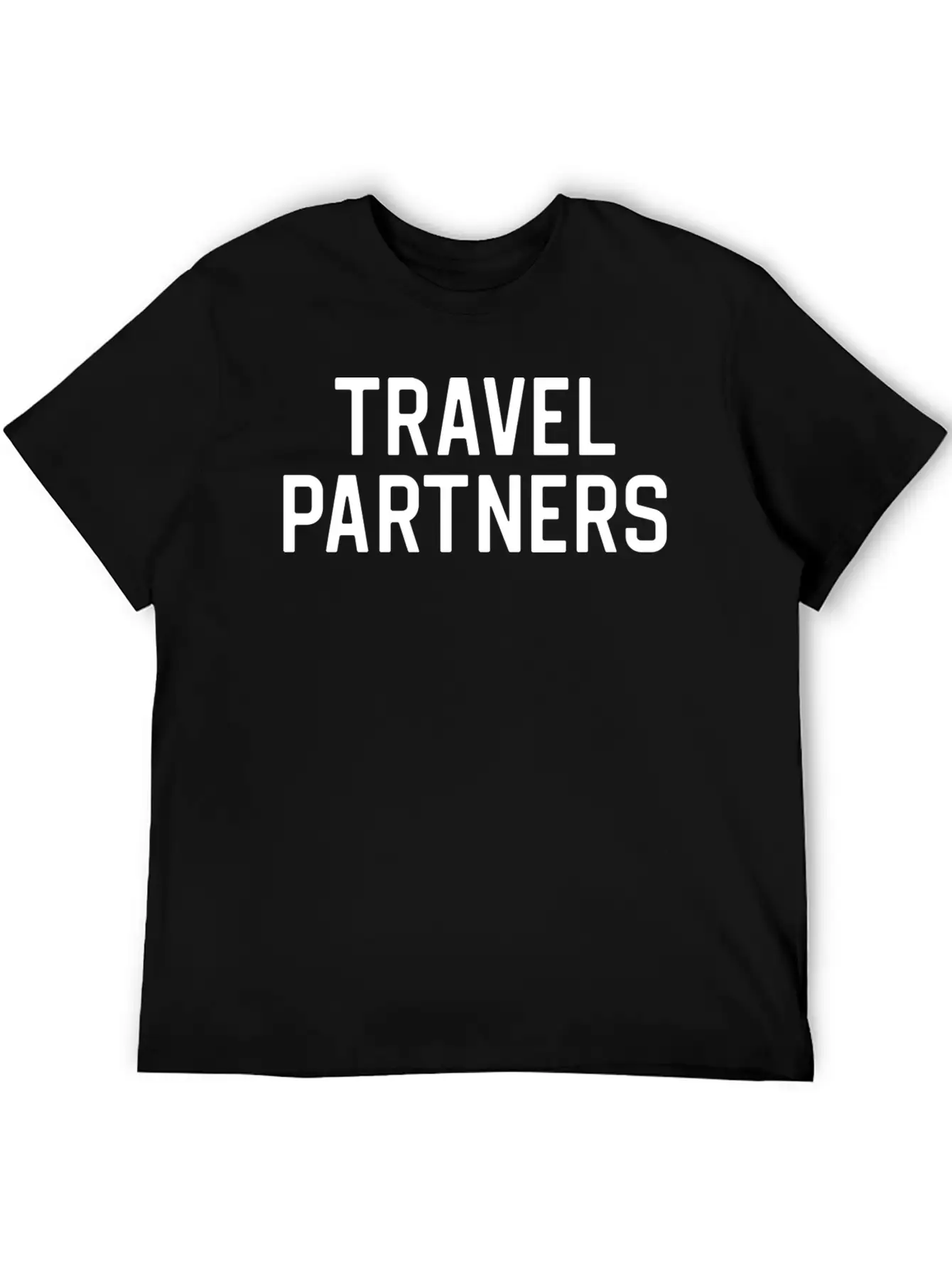 Funny Travel Traveller Travel Partners Relaxed Everyday Tee – Lightweight And Durable Cotton