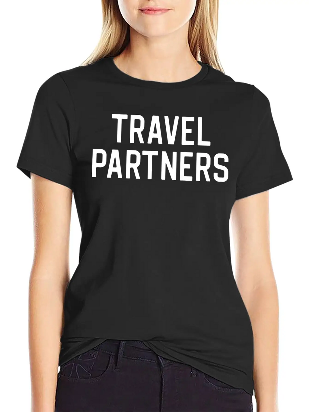 Funny Travel Traveller Travel Partners Relaxed Everyday Tee – Lightweight And Durable Cotton